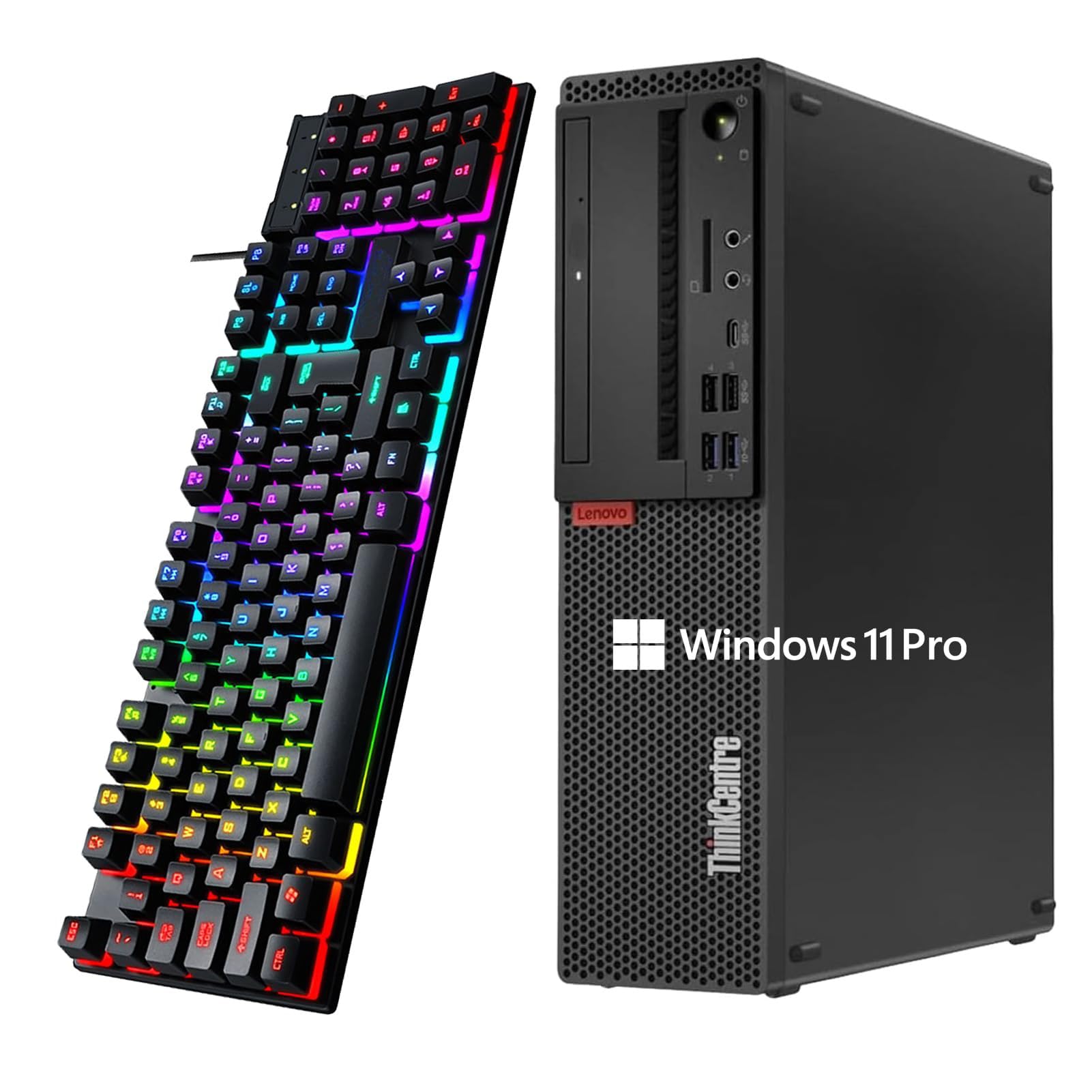 Amazon.com: Lenovo ThinkCentre M720S SFF PC Desktop, Core 8100 3.6